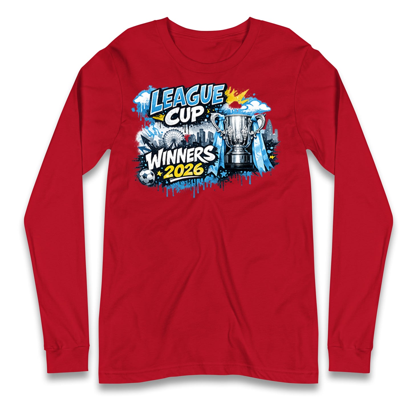 Man City League Cup Winners 2026 Longsleeve T Shirt