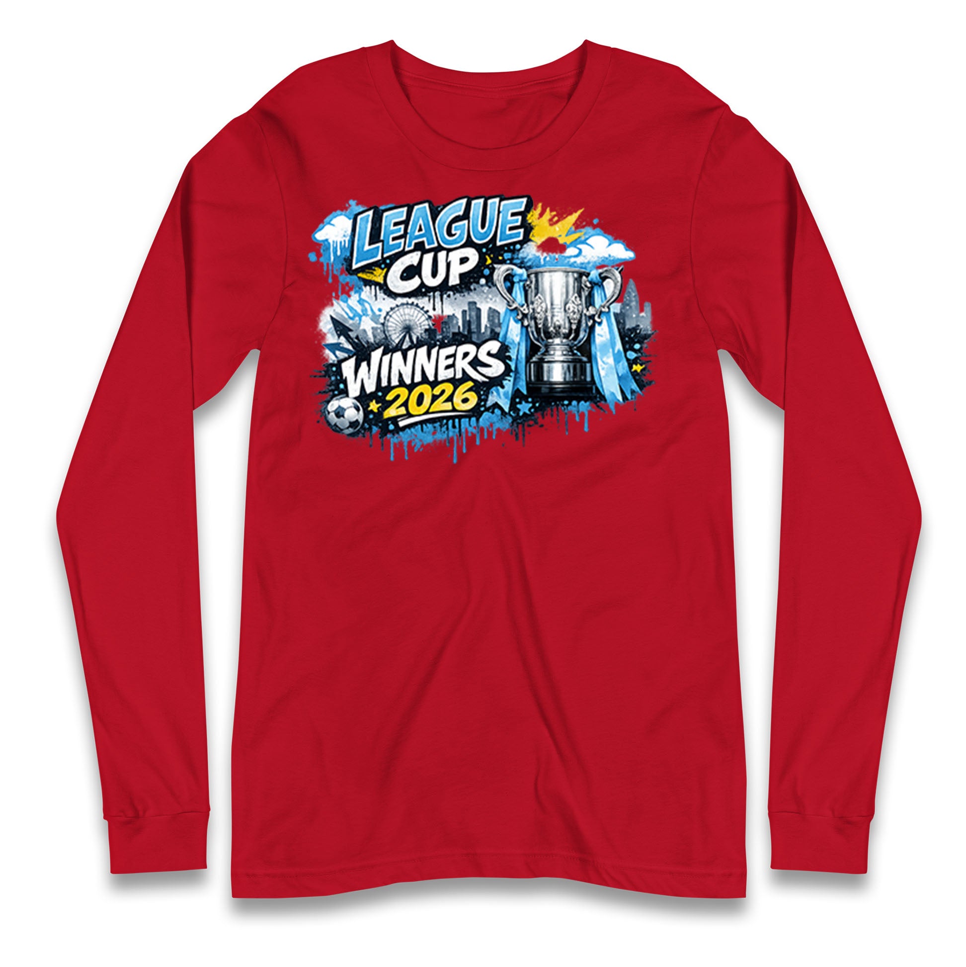 Man City League Cup Winners 2026 Longsleeve T Shirt