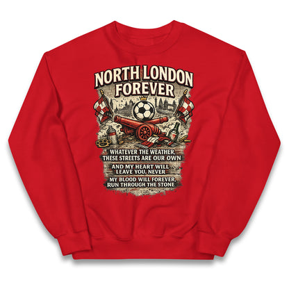 Arsenal North London Forever Kids Jumper