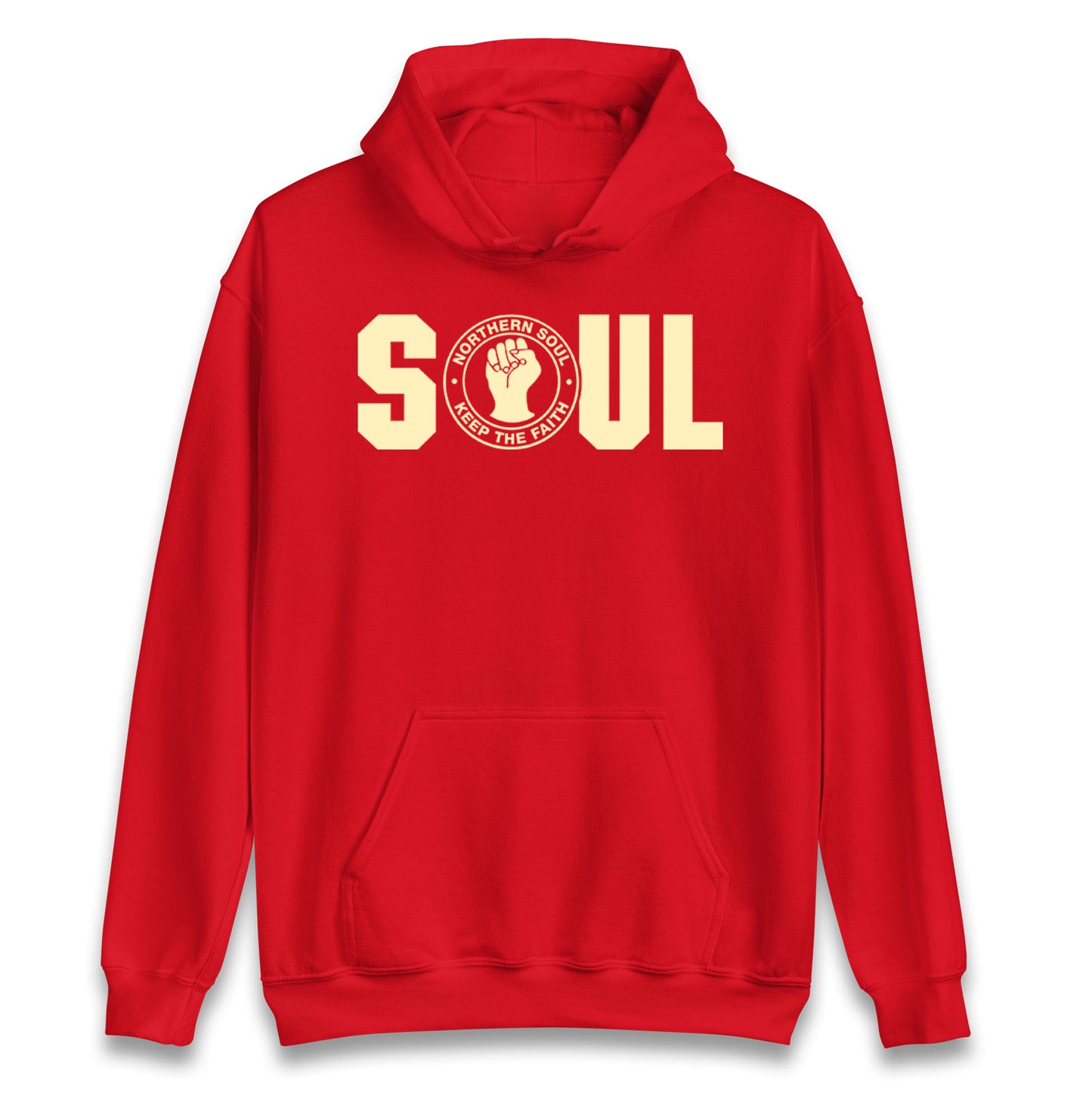 Northern Soul Keep The Faith Logo Hoodie
