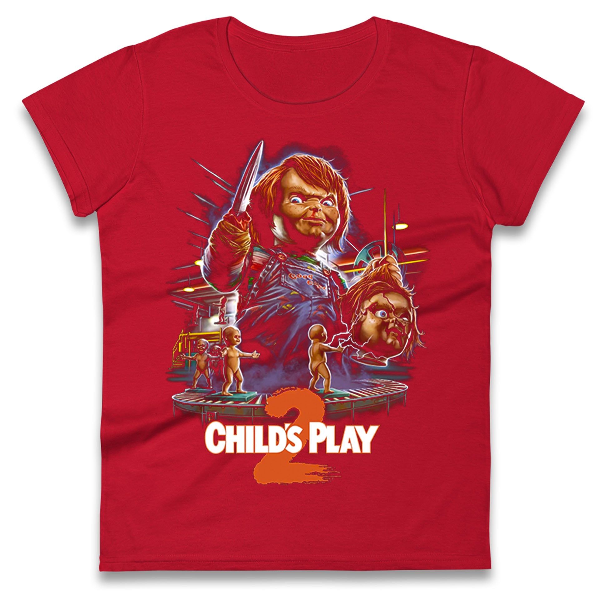 Childs Play 2 Movie Ladies T Shirt