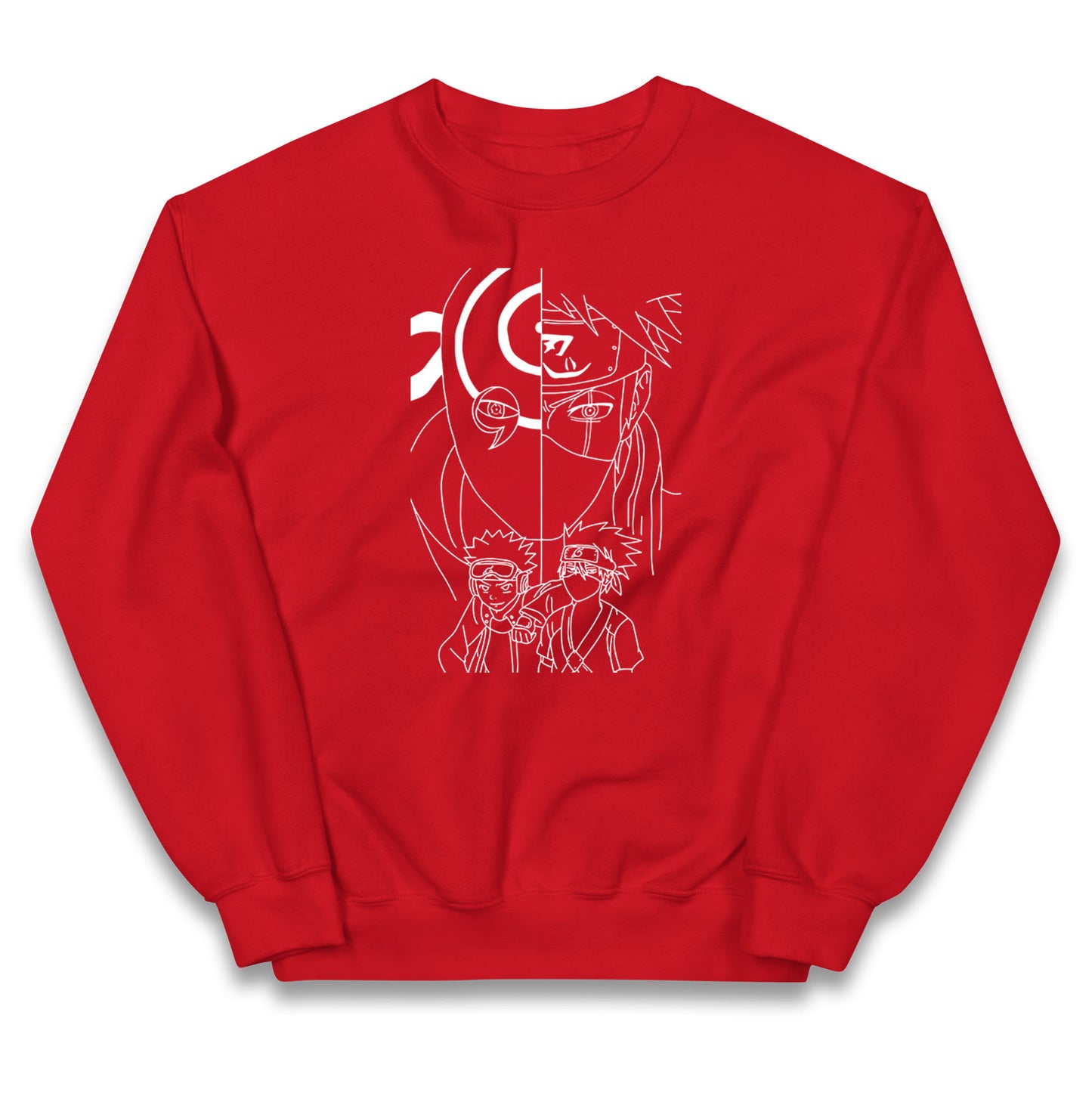 Naruto Shippuden Jumper Obito Uchiha, Kakashi Hatake, And Friends Top