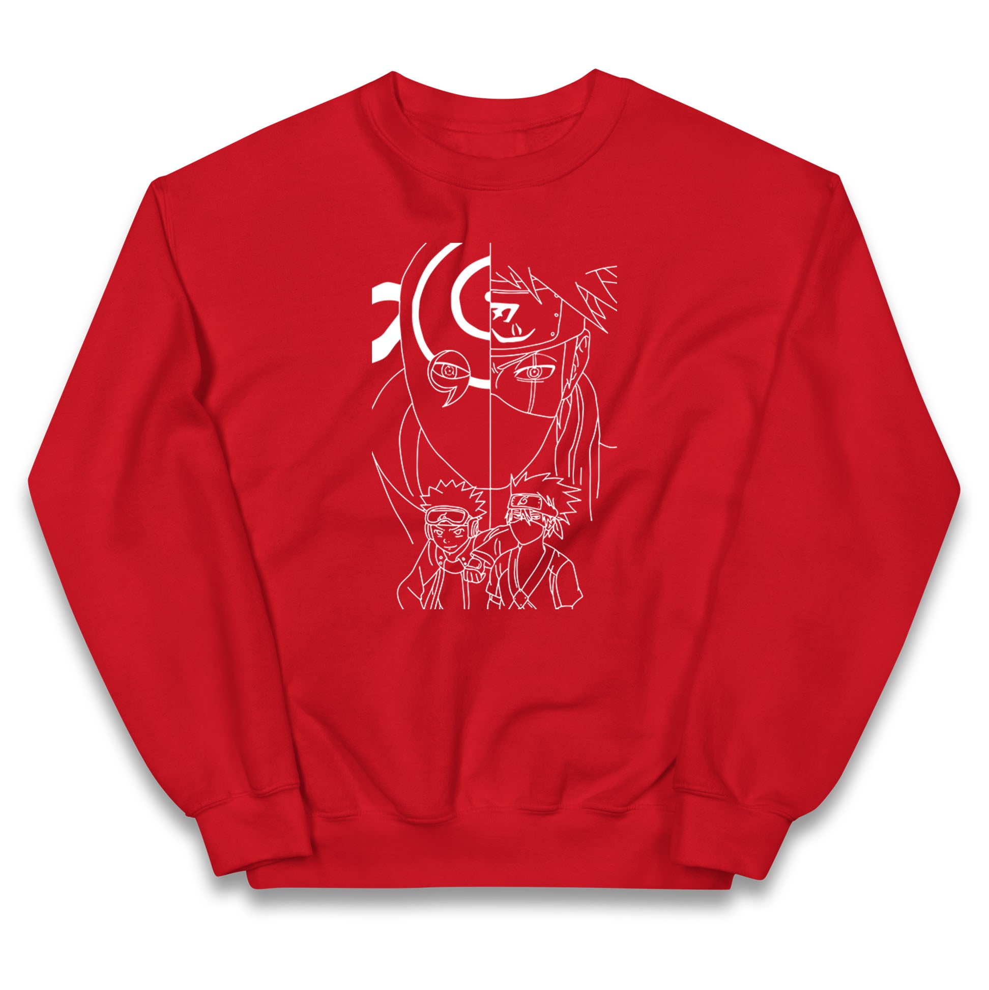 Naruto Shippuden Jumper Obito Uchiha, Kakashi Hatake, And Friends Top