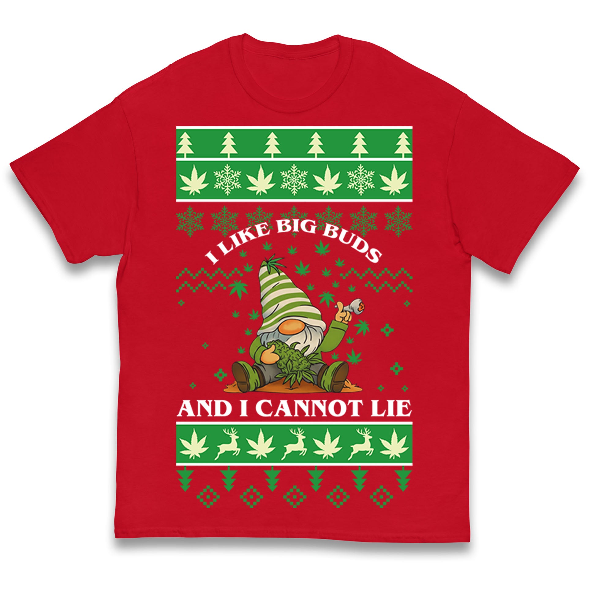 Cannabis Christmas Kids T Shirt