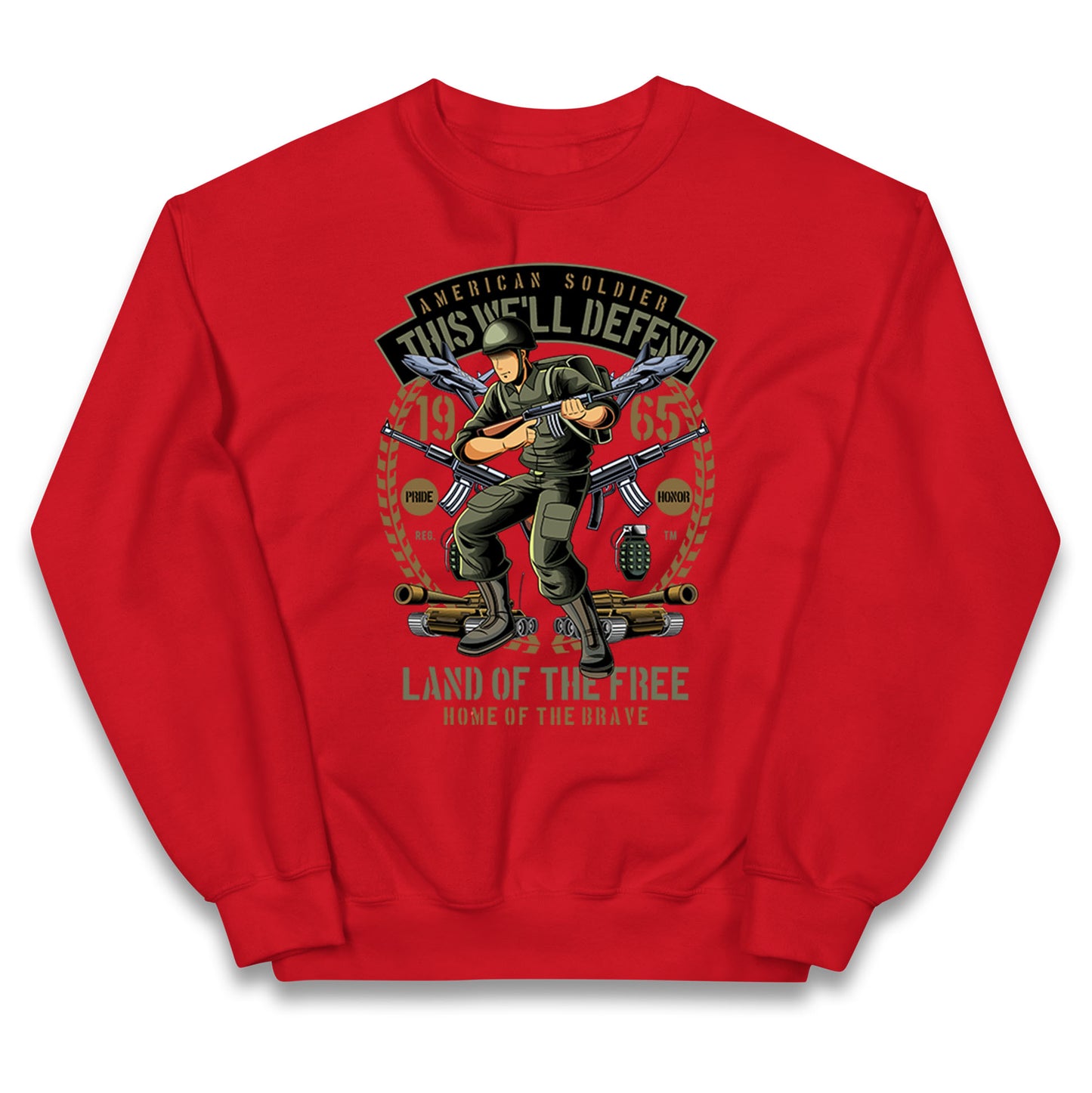 American Soldier Kids Jumper