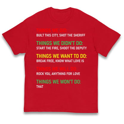 Bob Marley Music Kids T Shirt