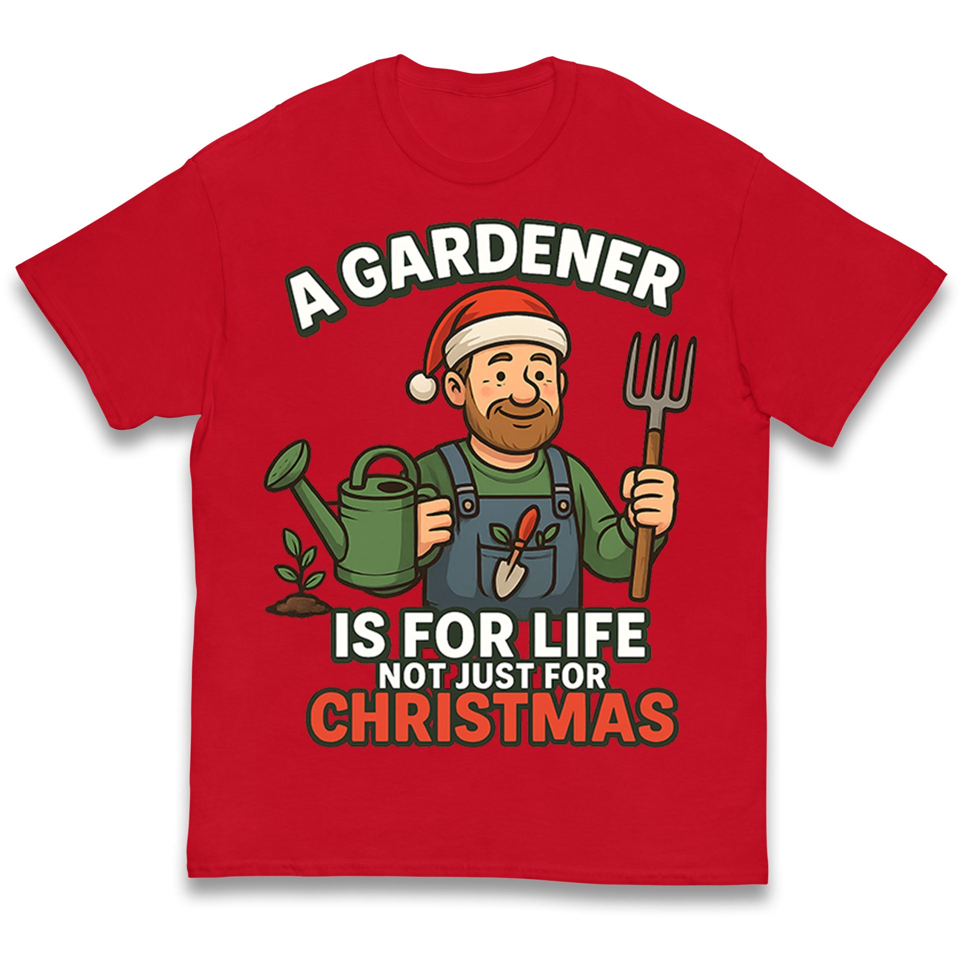 Gardener Christmas Kids T Shirt