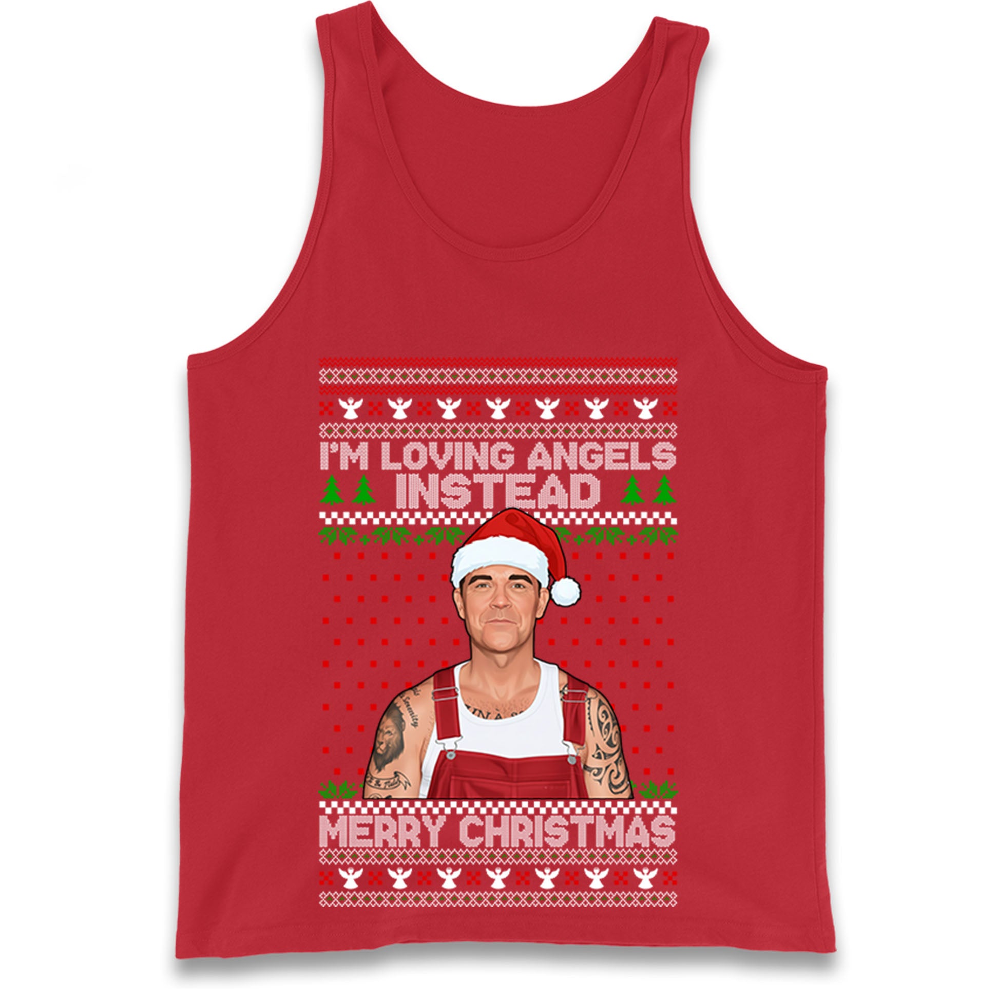 Robbie Williams Christmas Tank Top