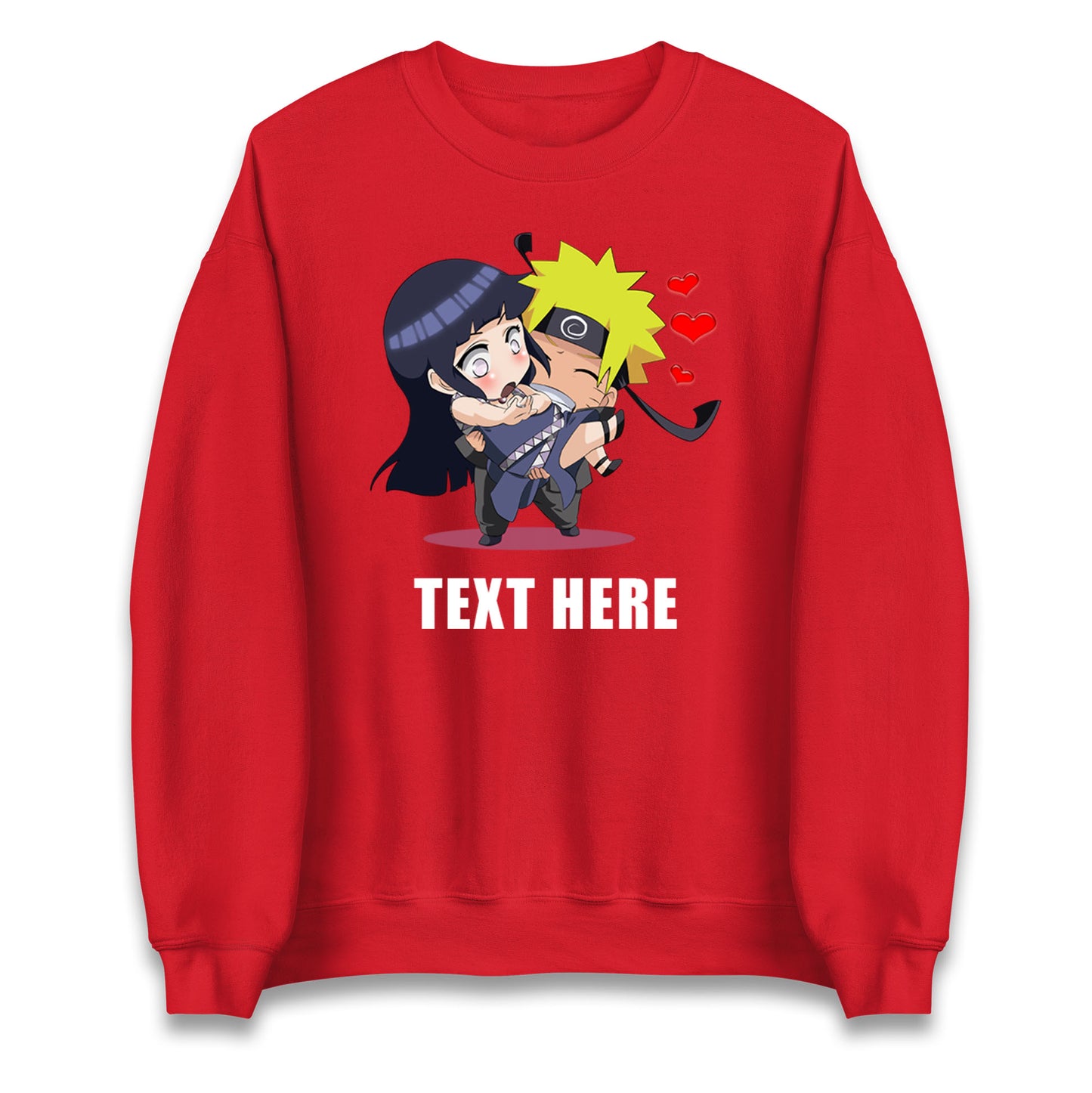 naruto hinata valentines day sweatshirt