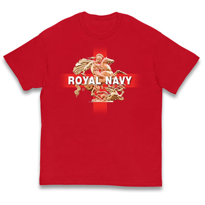 Royal Navy St George and The Dragon Kids T Shirt