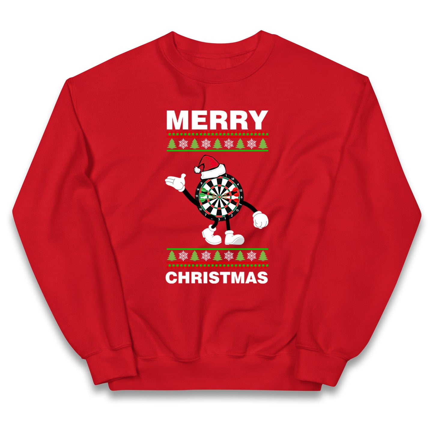 dartboard christmas santa costume jumper