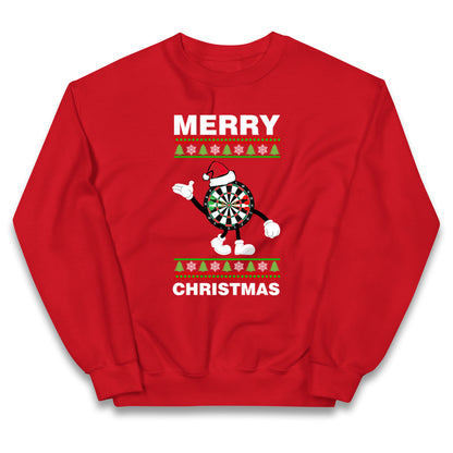 dartboard christmas santa costume jumper