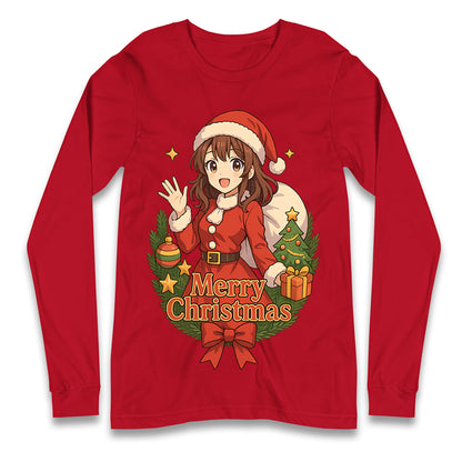 Anime Christmas Longsleeve T Shirt