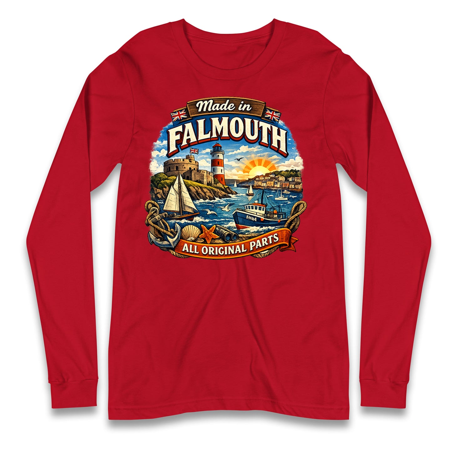 Made In Falmouth All Original Parts Longsleeve T Shirt