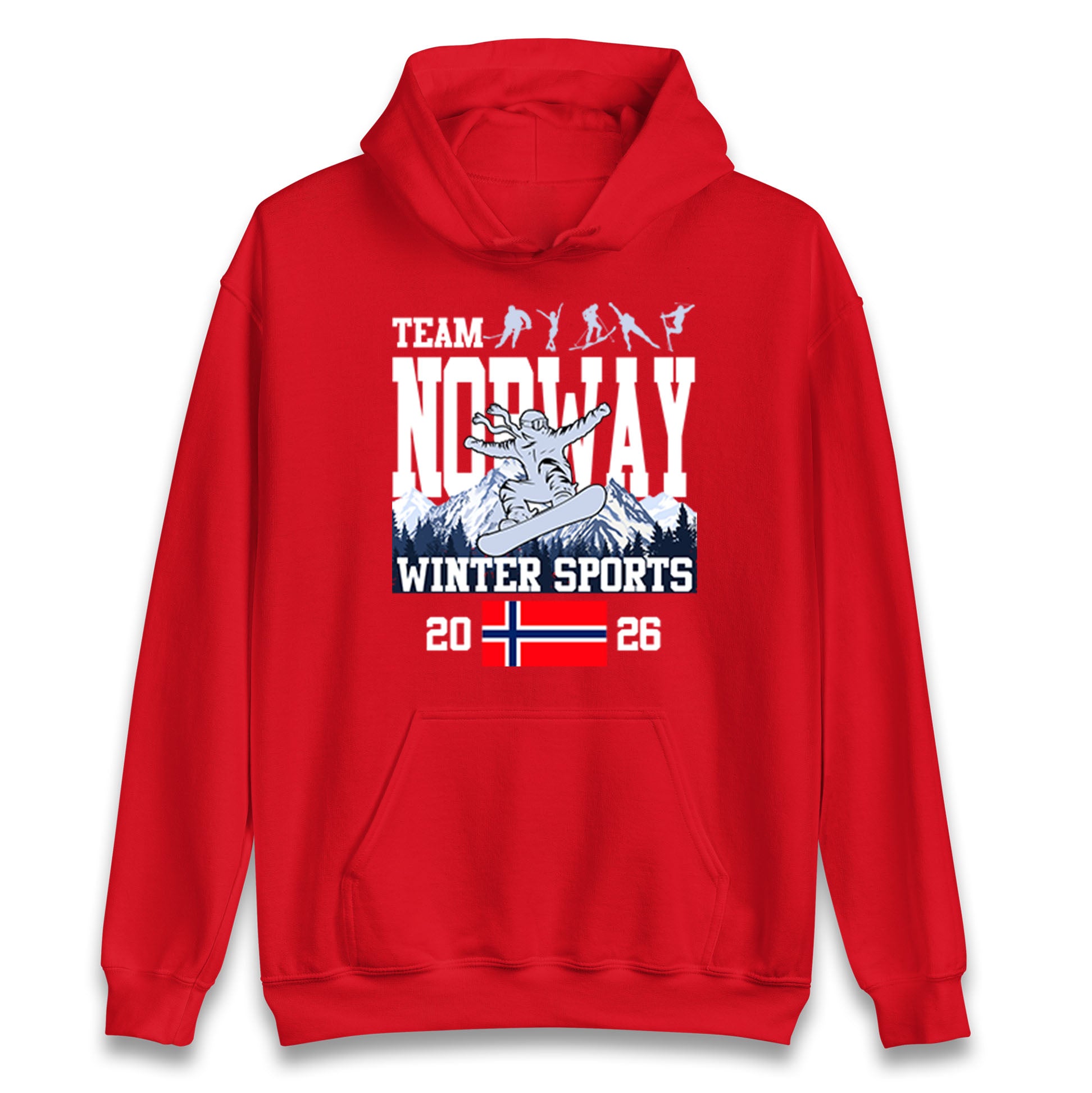 Norwegian Winter Sports Hoodie