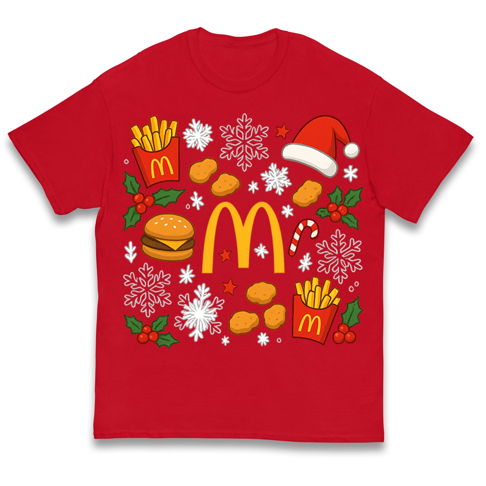 McDonalds Christmas Kids T Shirt 