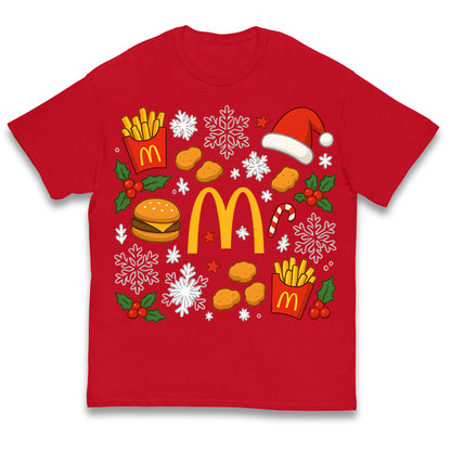 McDonalds Christmas Kids T Shirt 