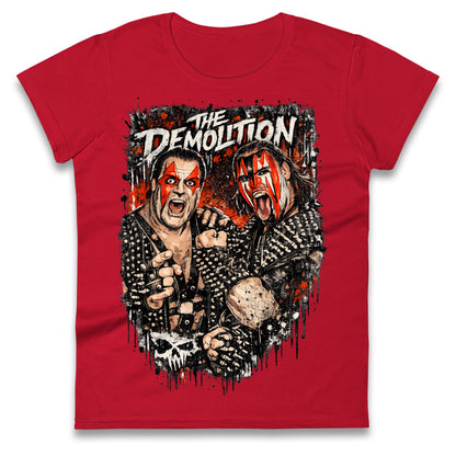 The Demolition Pro Wrestling Ladies T Shirt