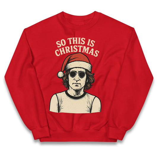 Christmas John Lennon Christmas Kids Jumper