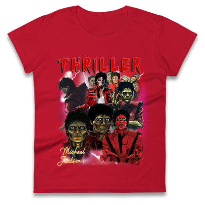 Michael Jackson Thriller Halloween Bootleg Womens t shirt