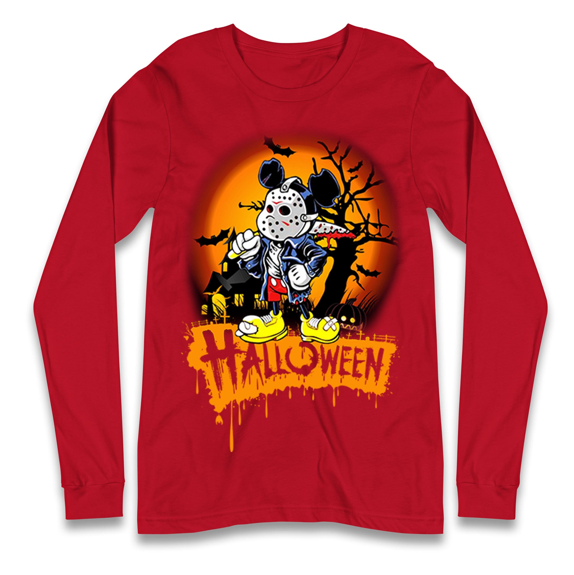 Mickey Mouse Haunted Halloween T Shirt
