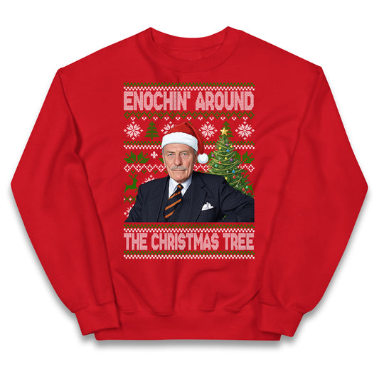 Enoch Powell Enochin Around the Christmas Tree Christmas Kids Jumper