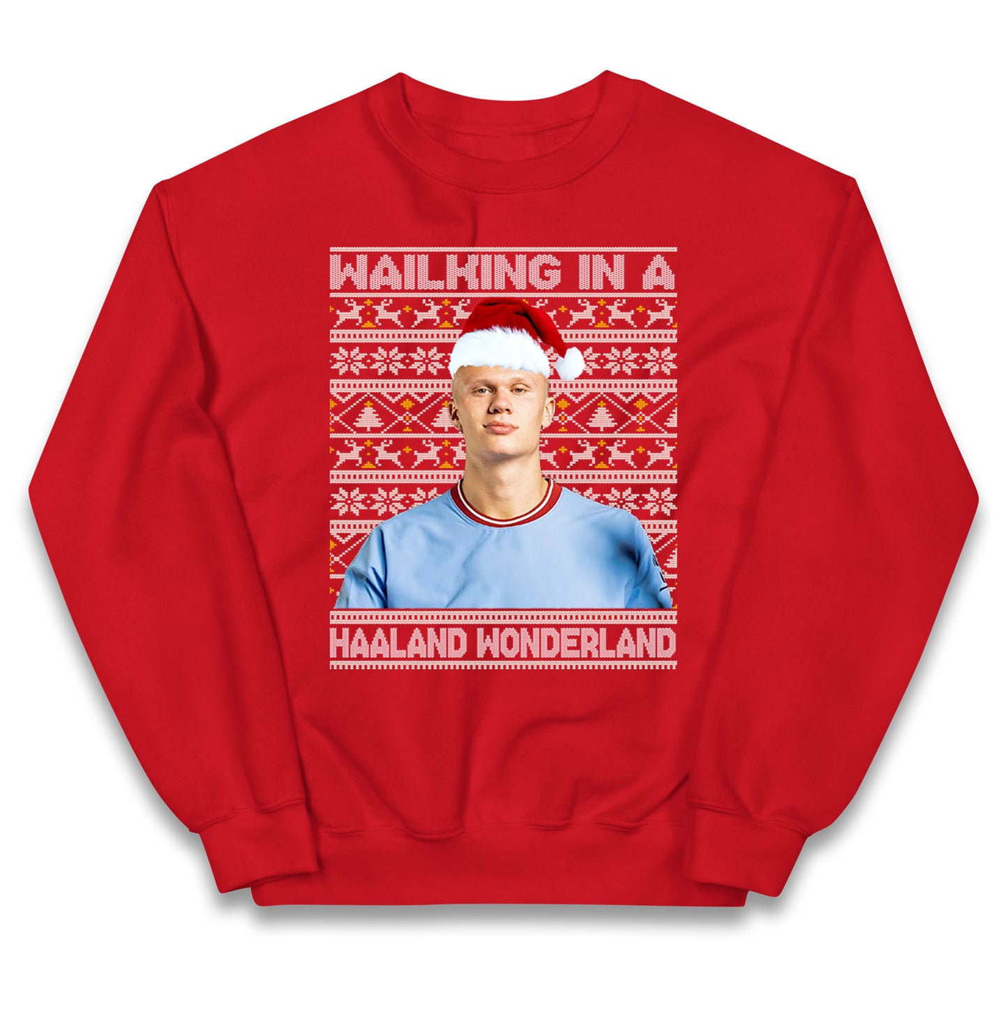erling haaland christmas jumper