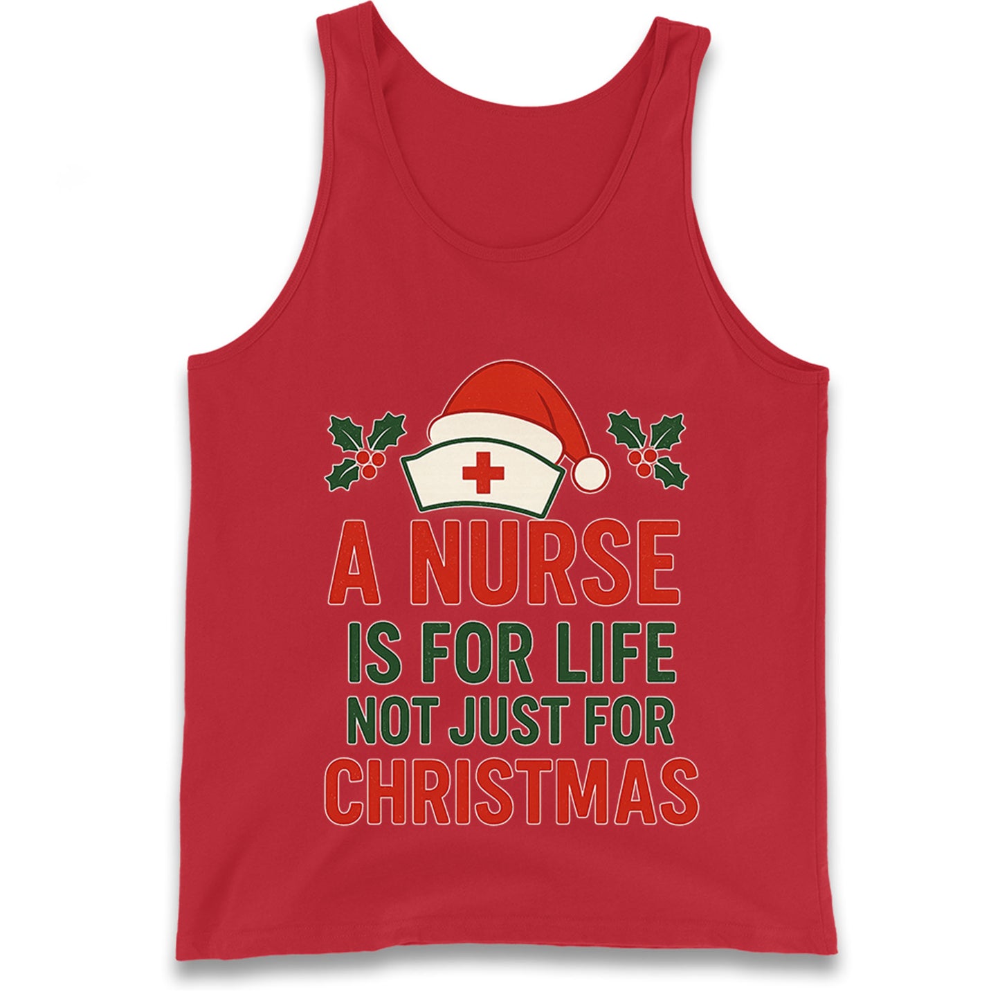 Nursing Christmas Tank Top