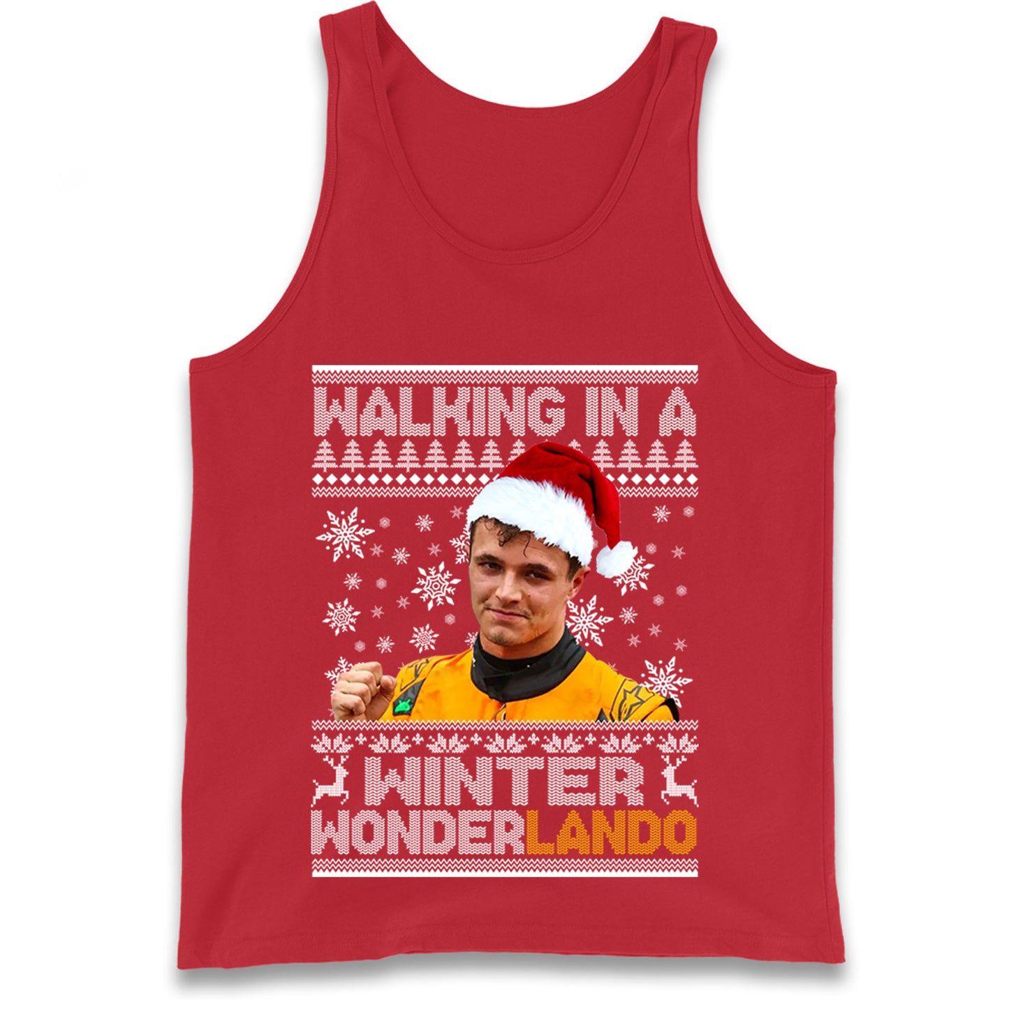 Lando Norris Christmas Tank Top