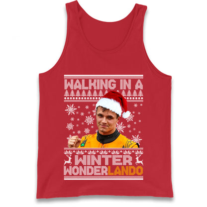 Lando Norris Christmas Tank Top