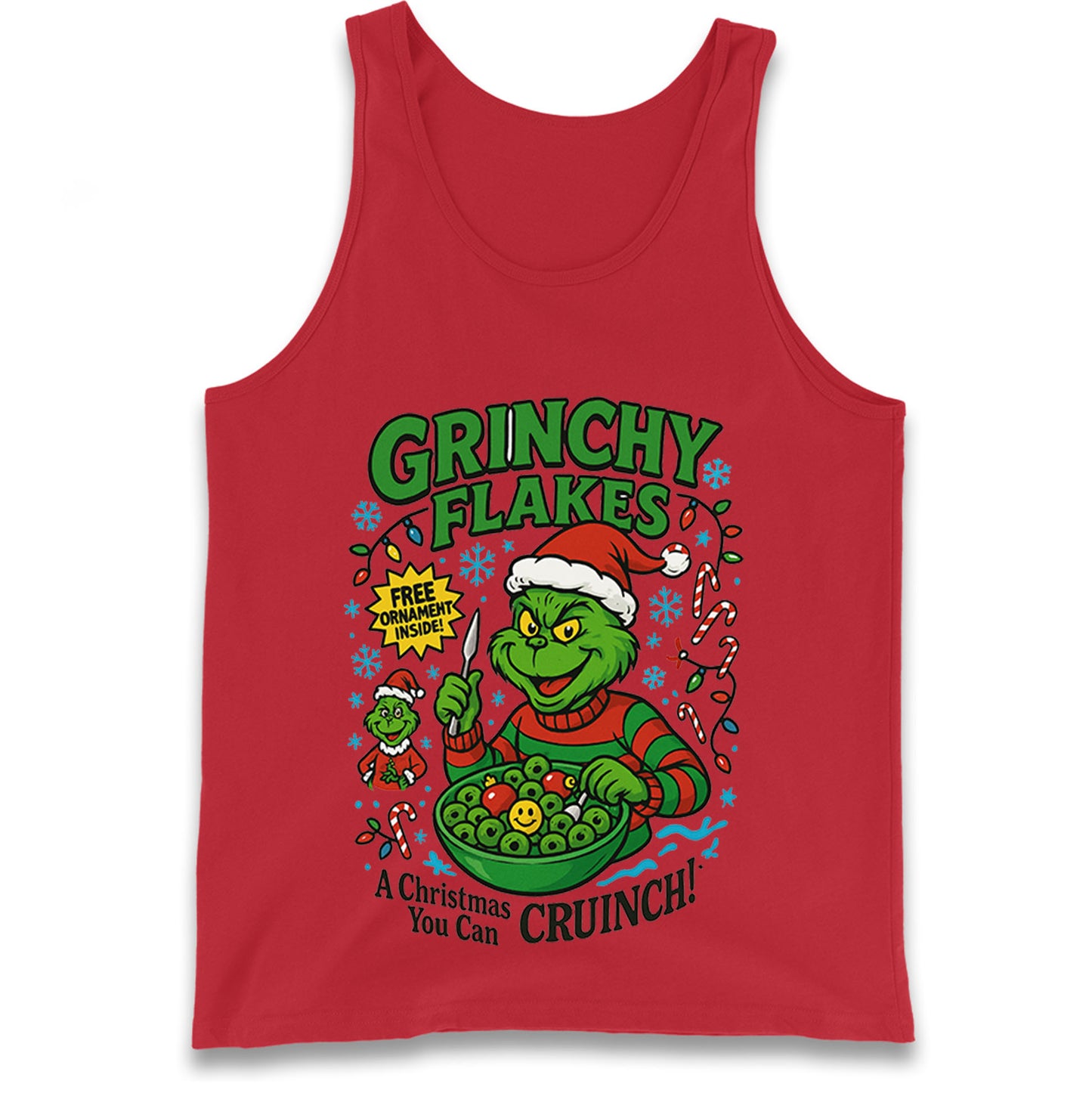 Grinch Christmas Tank Top