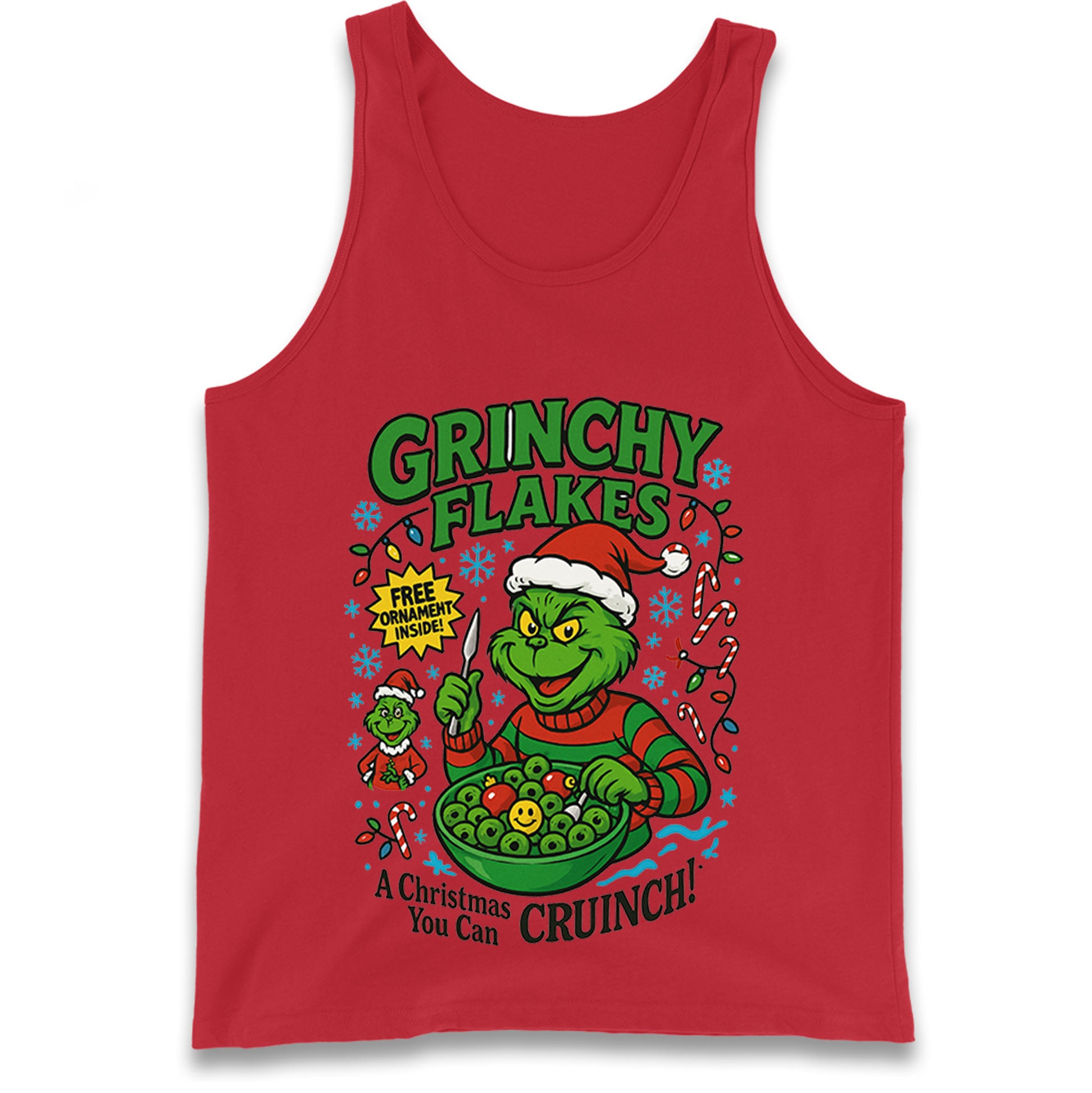 Grinch Christmas Tank Top