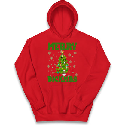 Merry Dickmas Funny Christmas Hoodie