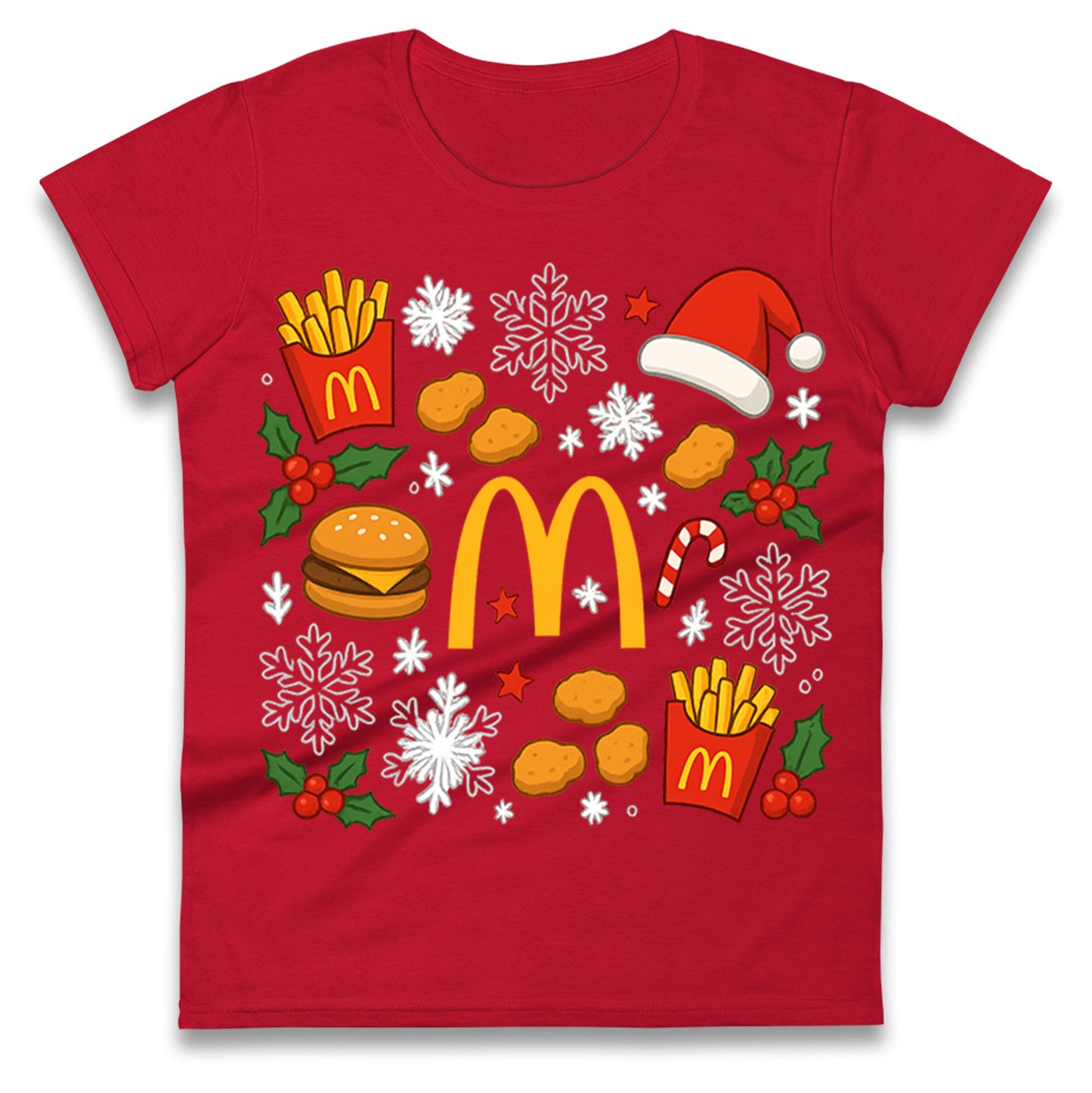 McDonalds Christmas Ladies T Shirt