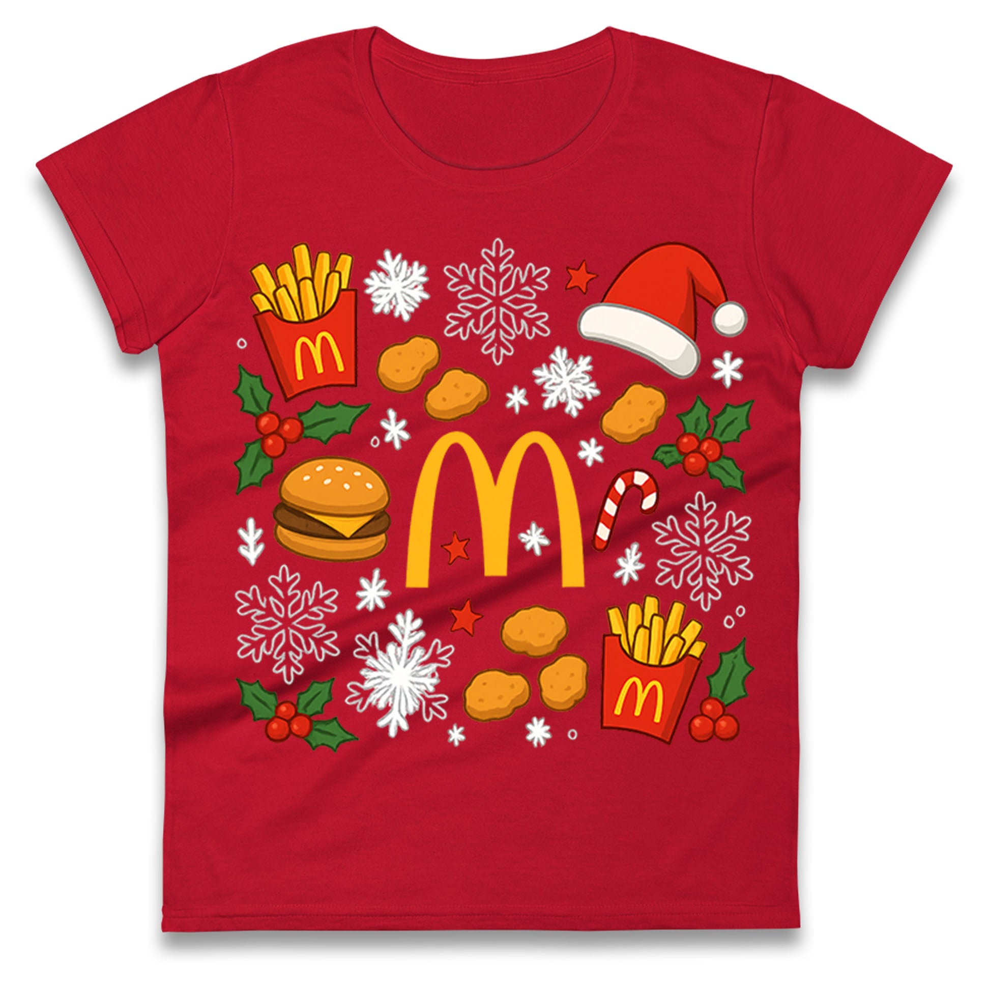 McDonalds Christmas Ladies T Shirt