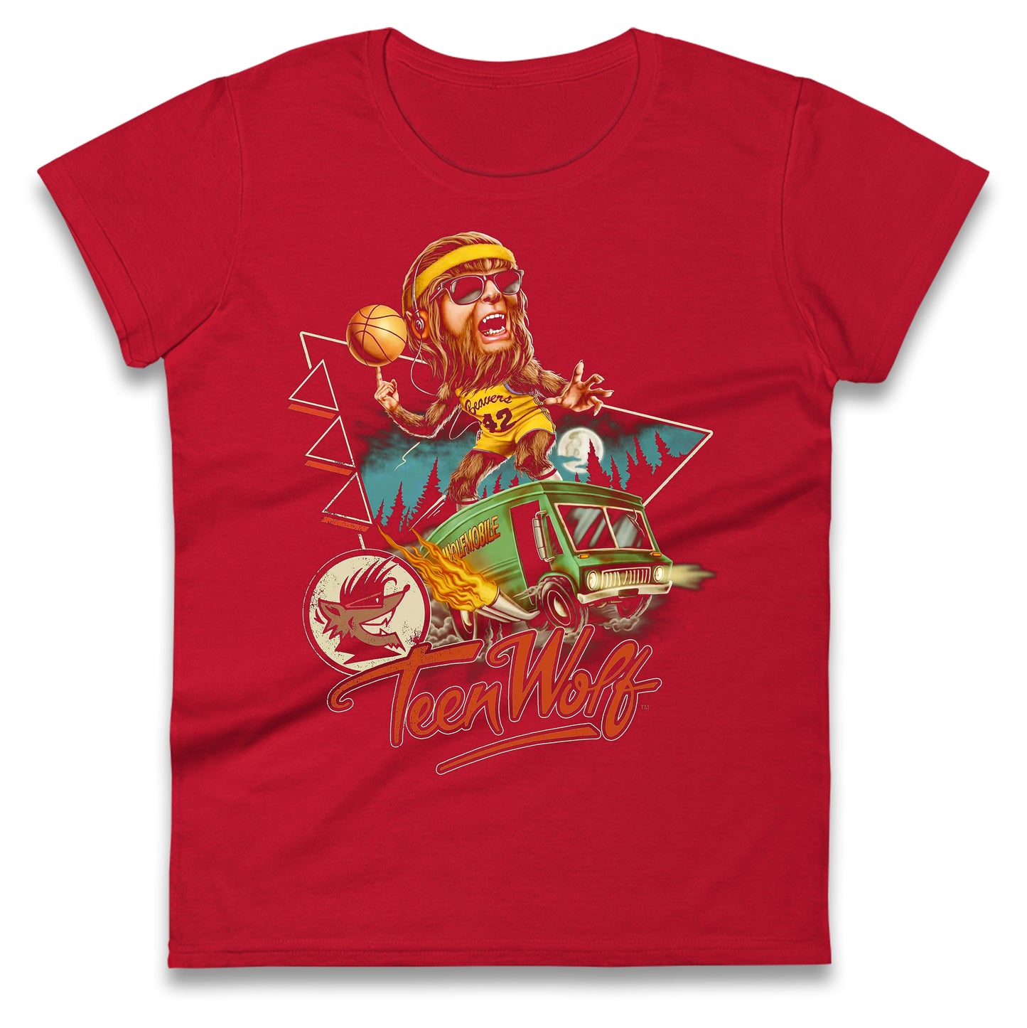Werewolf Movie Ladies T Shirt