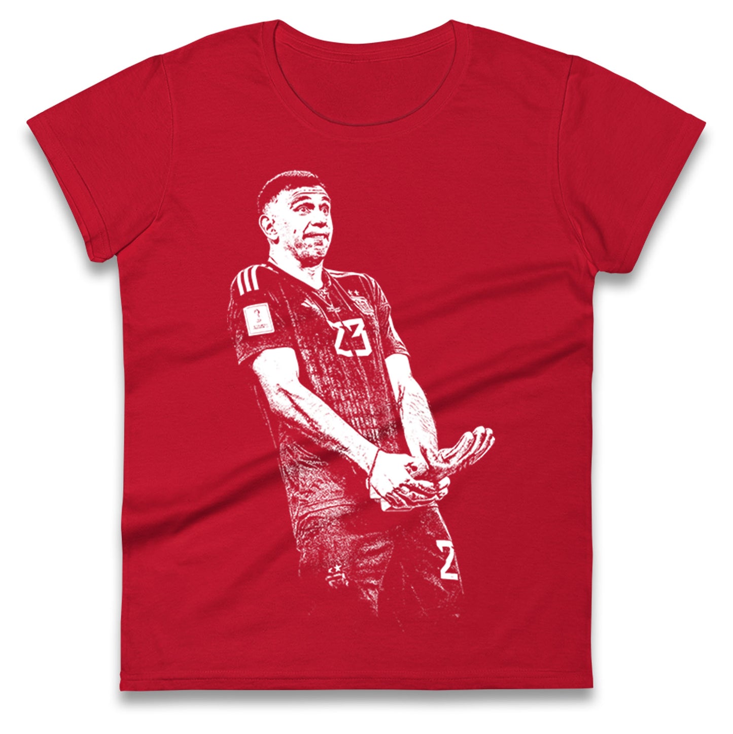 Emiliano Martinez Argentina Ladies T Shirt