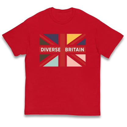 Diverse Britain Kids T Shirt