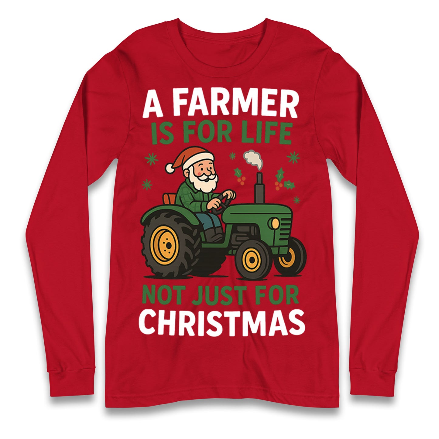 Farmer Christmas Longsleeve T Shirt