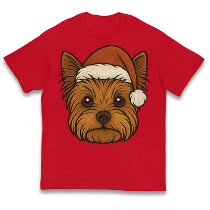 Yorkshire Terrier Christmas Kids T Shirt 