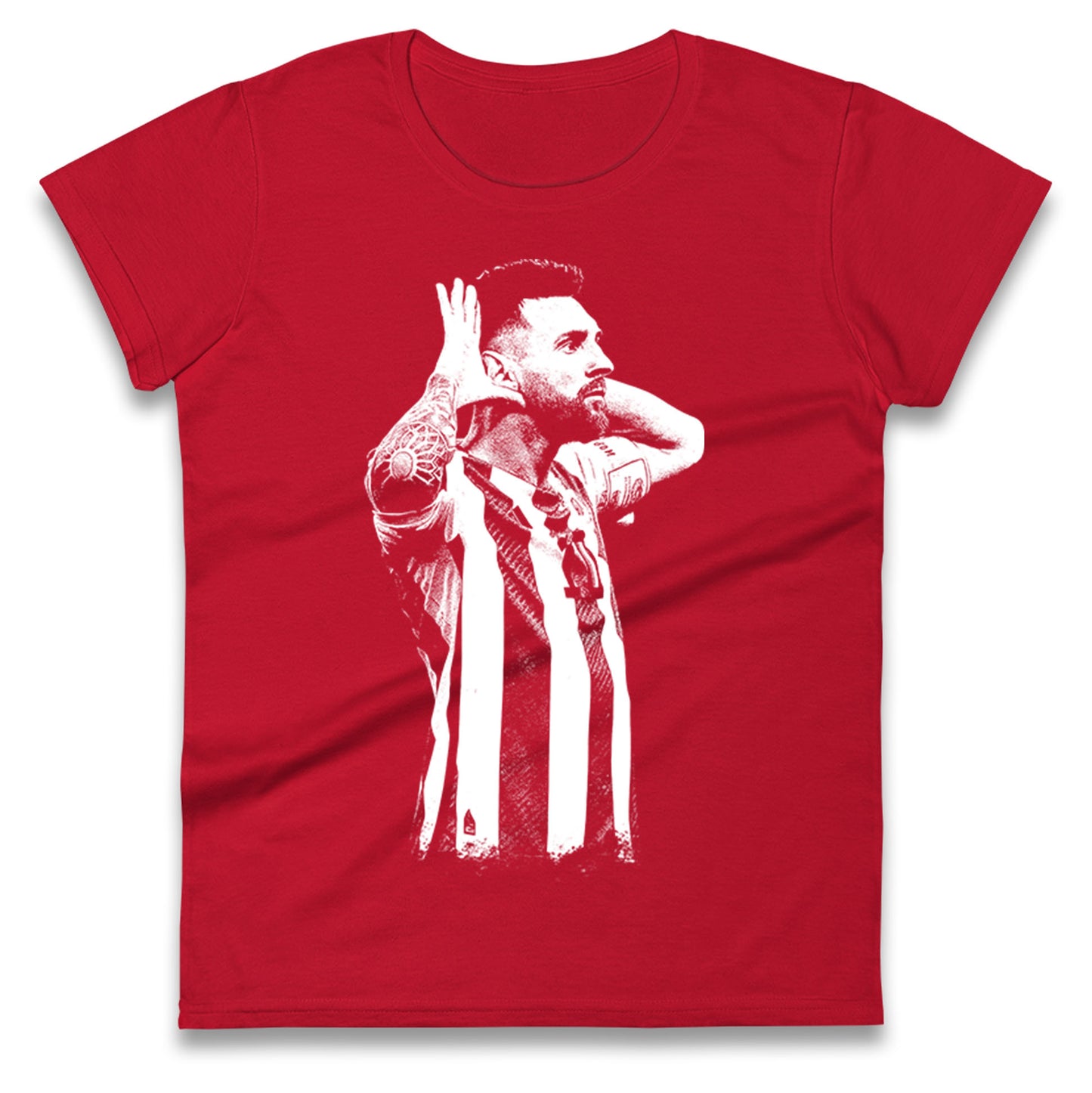 Messi Barcelona Ladies T Shirt
