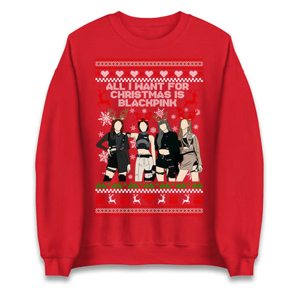 All I Want for Christmas is BlackPink Christmas Jumper