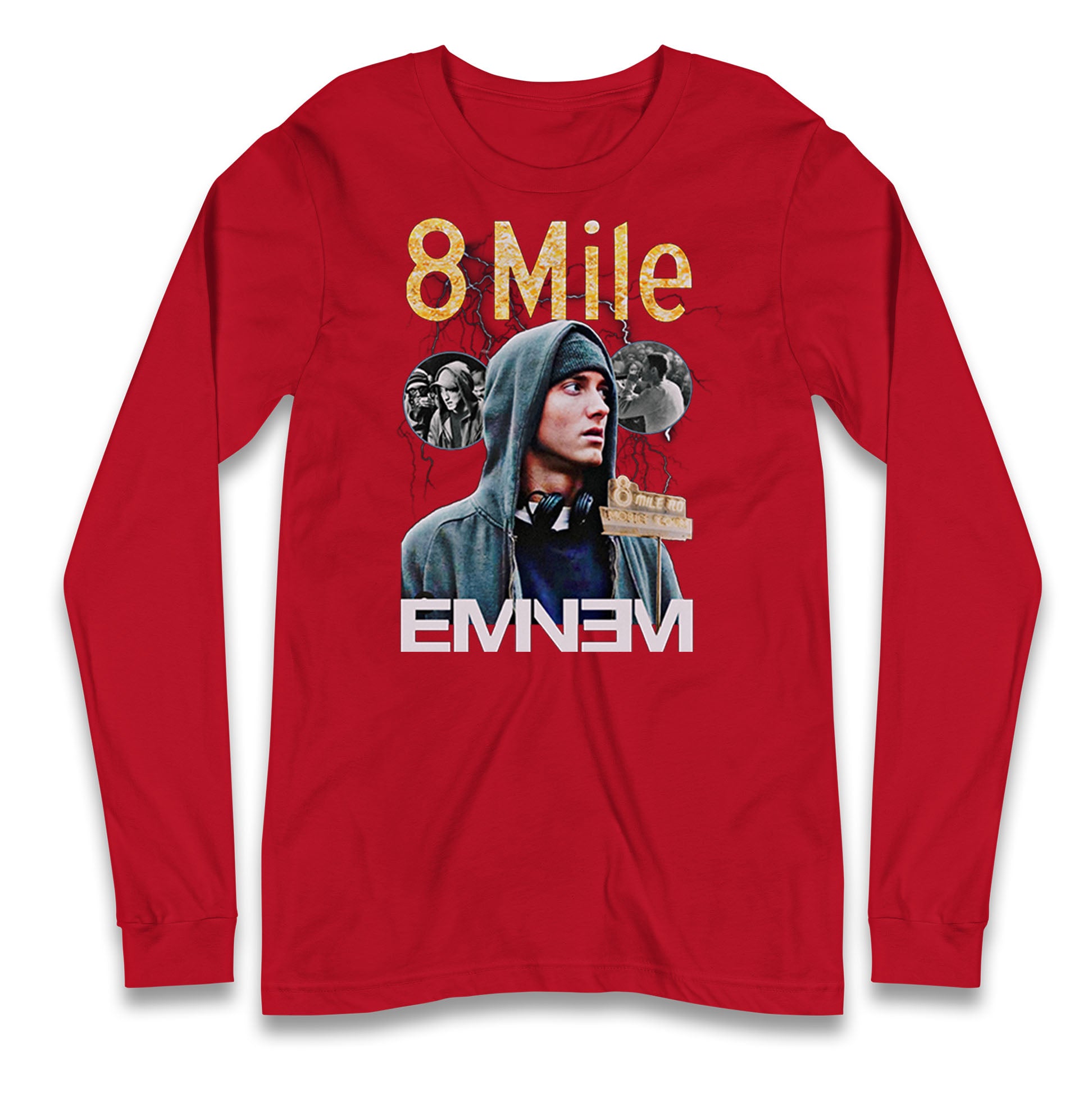 8 Mile Eminem Longsleeve T Shirt 