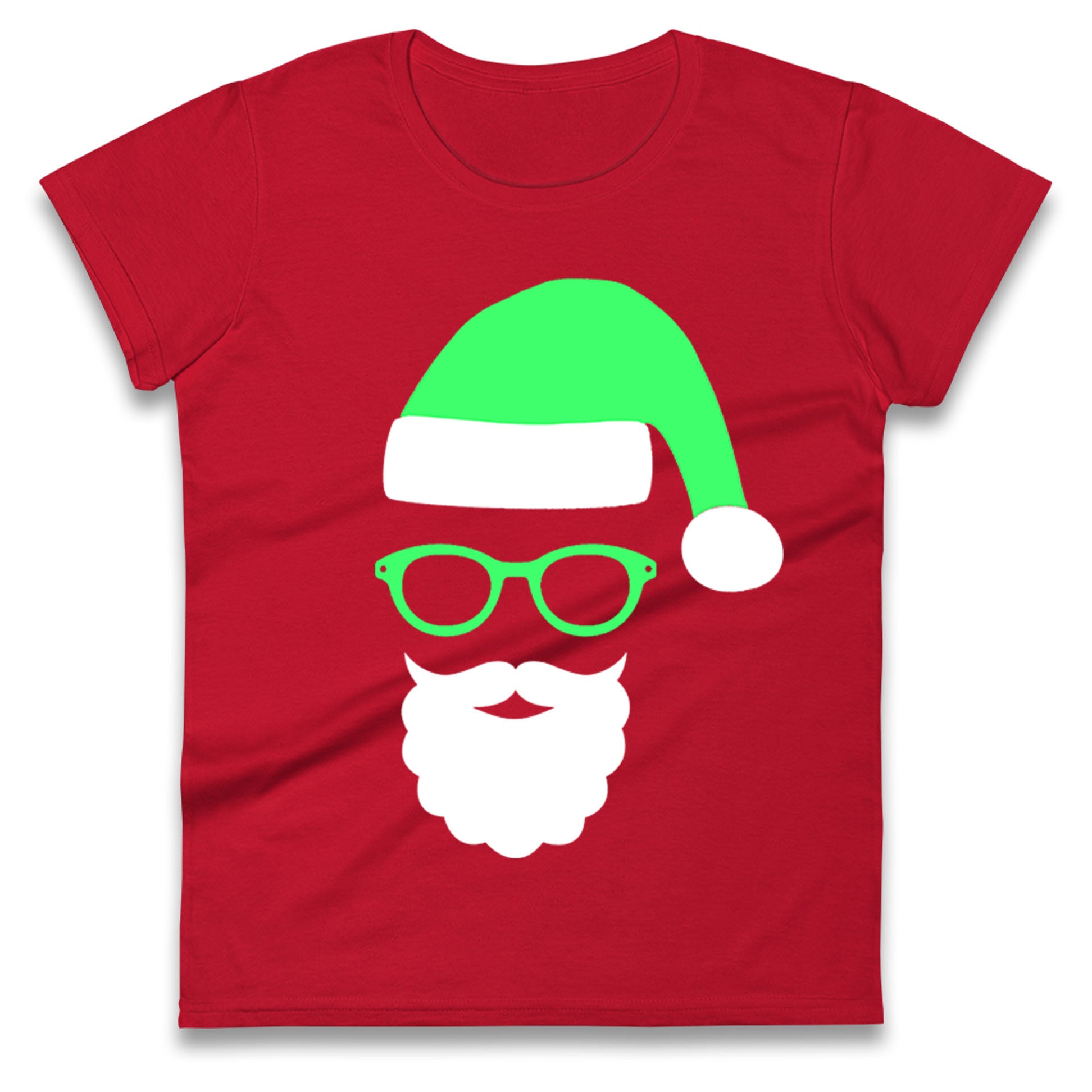 Ireland Santa Christmas Ladies T Shirt