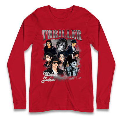 Michael Jackson Thriller Bootleg Long Sleeve T Shirt