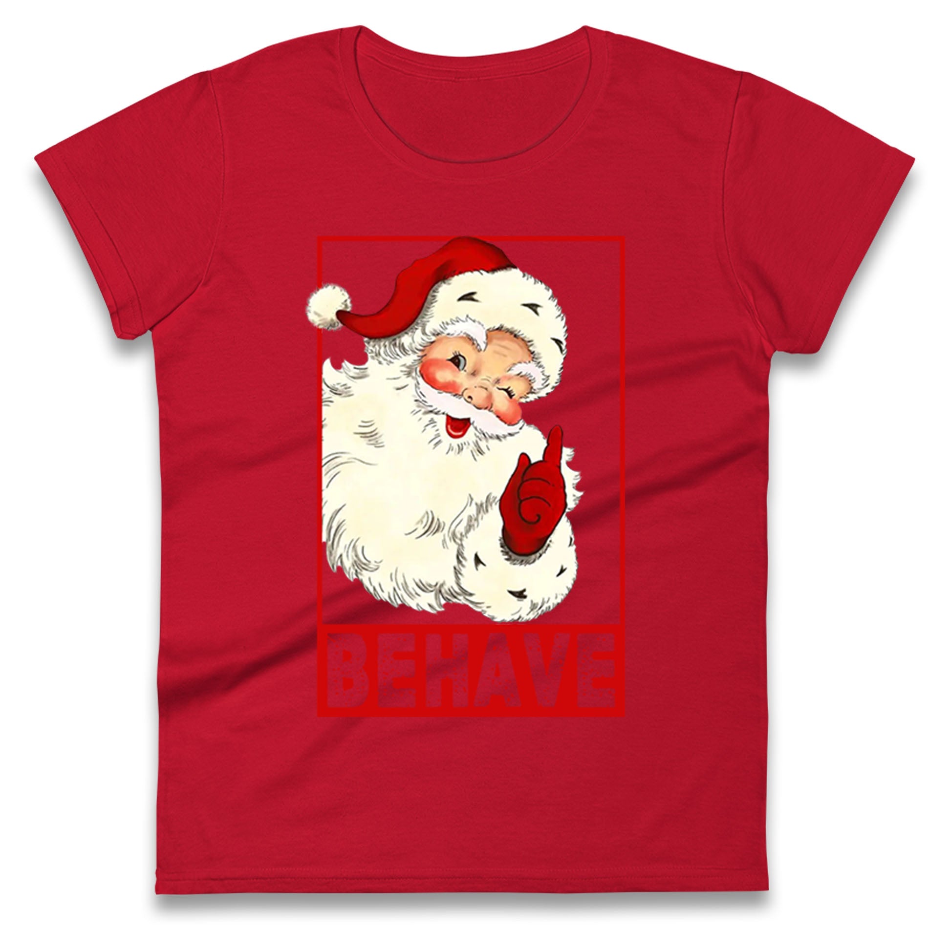 Father christmas Ladies T Shirt 