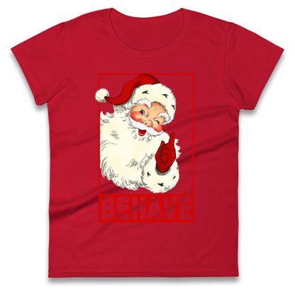 Father christmas Ladies T Shirt 