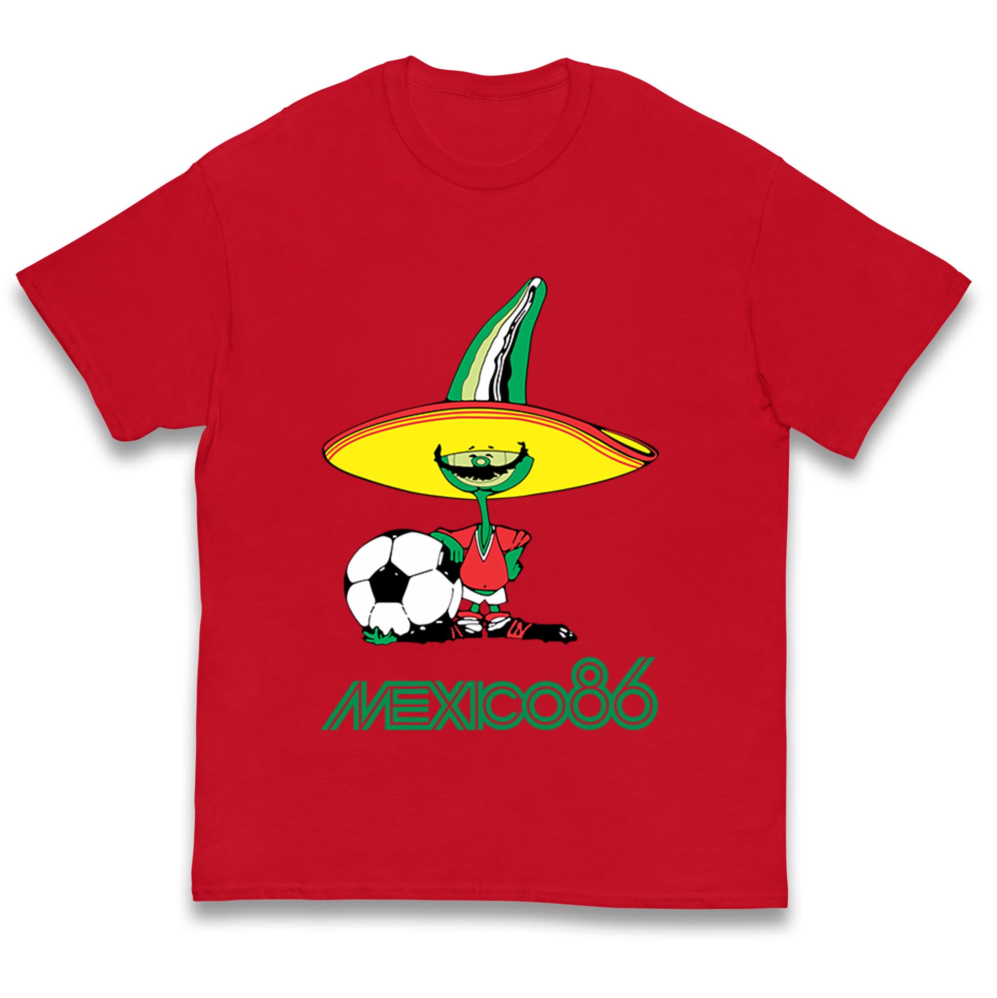 Mexico 86 Mascot Kids T Shirt