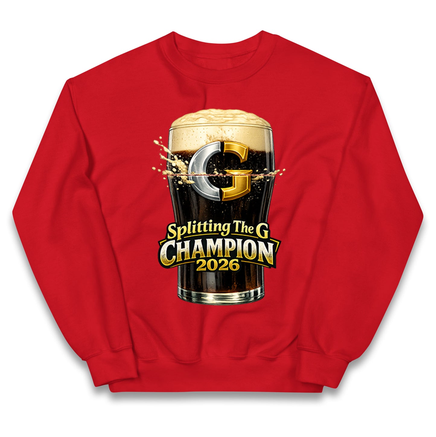 Splitting The G Champion Kids Jumper