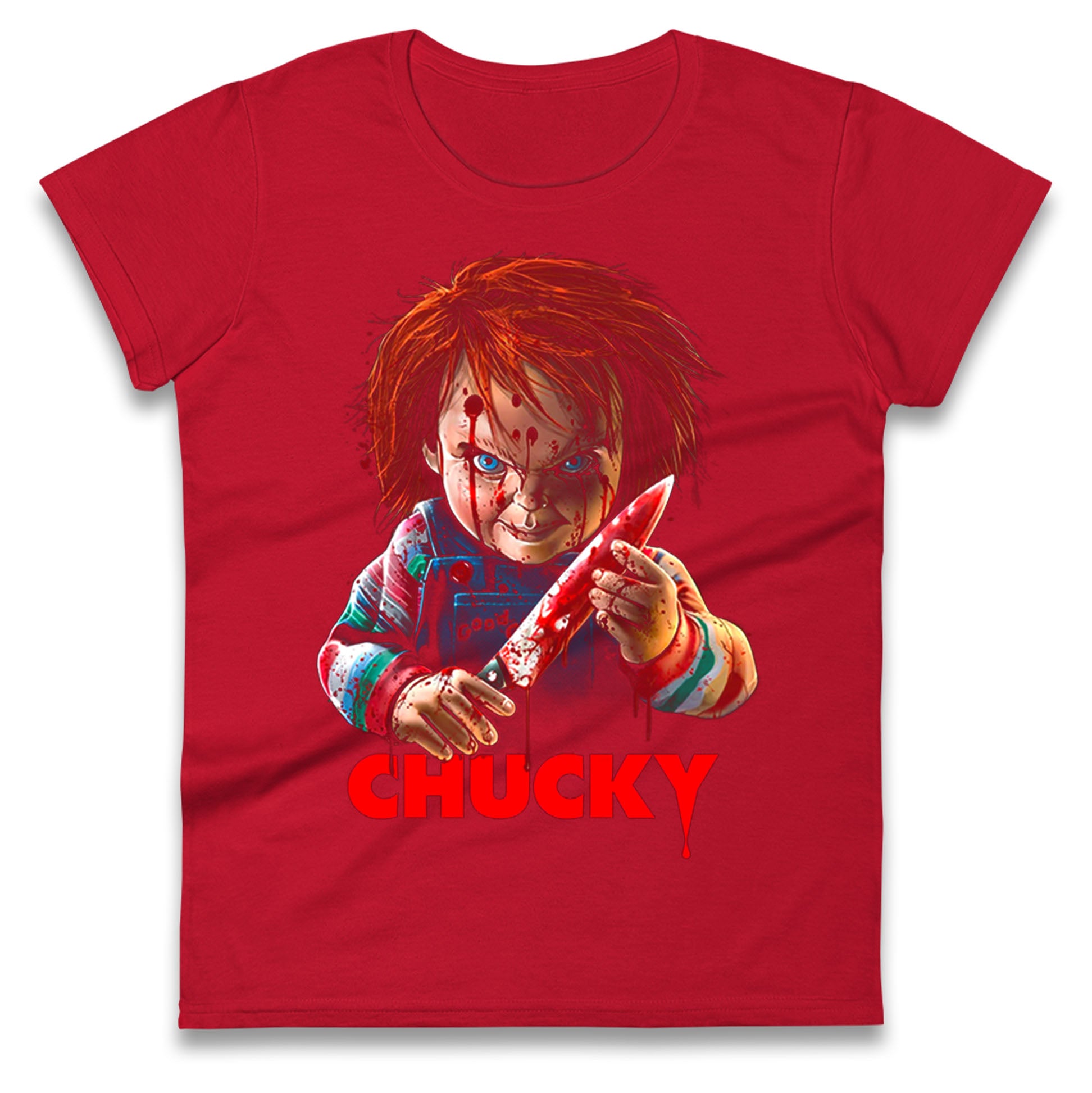 Chucky Childs Play Ladies T Shirt 